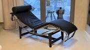 LC4 Szezlong Le Corbusier Nowy Prawdziwa Włoska Skóra Leżanka Fotel