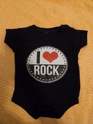 Body niemowlęce I love Rock
