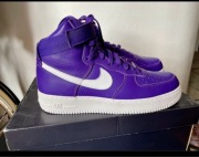 Nike Air Force 1 Purple Skóra RARE