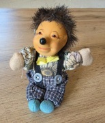 Figurka lalka vintage jeż hedgehog Mucki Mecki retro zabawka