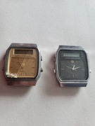 Dwa stare zegarki timex dual time do naprawy