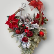 Duży stroik świąteczny nagrobkowy