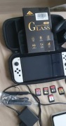 Nintendo Oled+5 gier.Jak nowe.Etui
