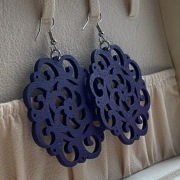 Kolczyki VIOLET HANDMADE