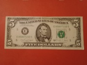 USA 5 DOLARÓW SERIA 1988A BANK OF RICHMOND  E-5