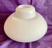 klosz lampy naftowej Szklany Z białego szkła