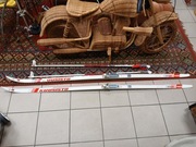 Narty Biegowe Kuusisto Neverwax Active 205cm wiązania Tyrolia + Kijki