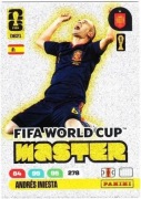 FIFA WORLD CUP 2026 karta piłkarska MASTER DB21 ANDRES INIESTA