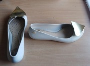 Czółenka beżowe gumowe z gumy ZAXY !!! 