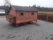 Kurnik dla kur  drewniany