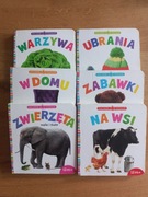 Książki Maluszek poznaje. 6 tytyłów.