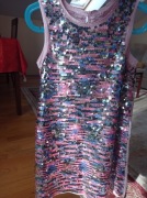 Sukienka cekiny H&M rozm. 122