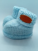 Buciki niemowlęce niechodki szydełkowe Handmade