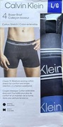 Calvin Klein 4-pak bokserki męskie czarne