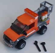 Klocki LEGO city auto elektryka 60054 Samochód naprawczy lamp