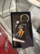 Nowy skórzany brelok Polo Ralph Lauren z jeźdźcem Polo