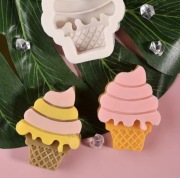 LÓD forma silikonowa 6.5*5.3*1.9 do Odlewów Mydła Gipsu Żywic Czekolady 