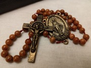 Różaniec tradycyjny z kamienia naturalnego