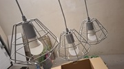 Lampa wisząca ,szara ,stan bardzo dobry