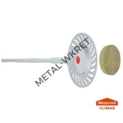 Wkręcany łącznik kołek do wełny - 50 szt ECO-DRIVE-W 8x270 stalowy trzpień