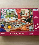 Puzzle HOP 1000 Puzzling Paws koty