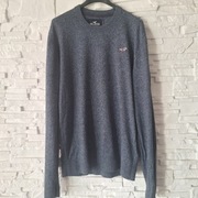 Męski sweter Hollister rozm. M granatowy