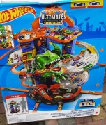 DUŻY GARAŻ XXL 90cm HOT WHEELS T-REX WINDA TOR WYŚCIGOWY PARKING