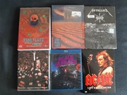 AC/DC Black Sabbath Metallica Led Zeppelin Pidżama /  5DVD Blu Ray