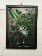 Obraz  Heineken  ozdoba prezent rękodzieło  żywica urodziny