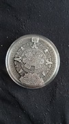 Sebrny Numizmat Aztec Sun Stone, 2 uncje
