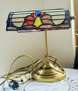 Lampka witrażowa bankietowa . Bankierka