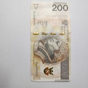 Banknot 200 zł.      