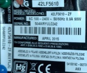 T-CON Logika,  EAX66164204 EBT63765706 LG 42LF5610