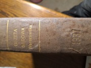 Cały oprawiony rocznik ,, Gazeta Sądowa,, 1937