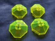 LEGO Blackton, 2418a i b. 4 sztuki, szybka octagonal canopy