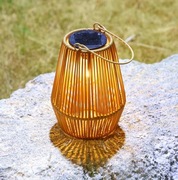 2SZT. Latarnie słoneczne na zewnątrz w stylu bohemy z żarówką LED