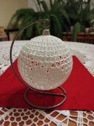 4.  Bombki na szydełku 10 cm