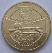 Polska 2 złote 2005 - zakończenie II WŚ - 60. rocznica - stan 1/2