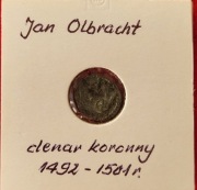 Jan Olbracht 1492-1501 denar koronny