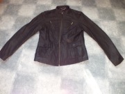 kurtka damska włoska VERA PELLE  roz.40 czarna OPIS