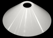 Klosz do lampy,  biały, tworzywo sztuczne