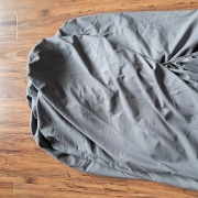 Nowe szare prześcieradło z gumką 150 x 200 brak metki