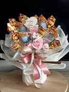 Bukiet ze słodyczy i zdrapek ślub, urodziny, imieniny