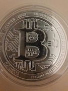 Srebrna Moneta Bitcoin 1 oz Ag 9999 - Niue 2022 - 2 Dollars - Unikat