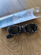 Nowe Okulary przeciwsłoneczne dla dzieci, Kiddus UV400 Czarne 2-6 lat