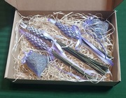 Lawenda - zestaw: 3 pałeczki, 2 woreczki 