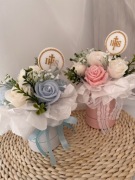 bukiet prezentowy na komunię.Podziękowanie dla gosti