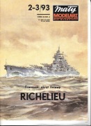 Mały Modelarz 2-3 1993 RICHELIEU model 1:300