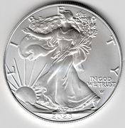 Amerykański orzeł 2023r - 1uncja srebra