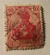 Znaczek pocztowy 10 feningòw Deutsches Reich 1902r